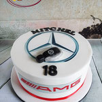 Mercedes Benz taart