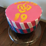 Roze brandweertaart