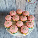 Afscheid kdv handjes cupcakes