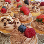 Vers fruit cupcakes