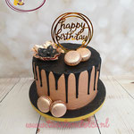 Dripcake happy birthday topper