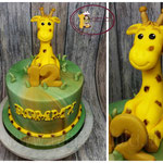 Giraffe taart