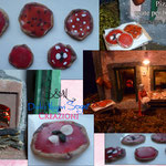 Pizze fatte in miniatura per essere esposte in bellissimo Presepe Artistico 2013/2014