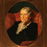 Portrait of Bessie Gardner Dupont ( with frame )