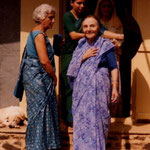 Mehera & Katie at U.Meherabad: Photo courtesy of Laurel Glenn Magrini