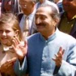 1956 - Diane ( 13y.o.) with Meher Baba at Coit Tower over-looking San Francisco harbour - image excerpts from "Meher Baba's Grace"