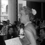 Don seated on far left, Marion Florsheim making an announcement