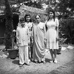 MSI Collection ; 27 Aug.1948 Meherazad, India - ( L-R ) Jangoo, Naggu, Gilmai & Meheru.