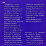 I AM ; Back cover