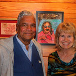 Shridhar with Pamela Butler-Stone