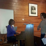 Jeanne with Debbie Nordeen on piano