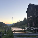 Nun hieß es, den Abend bei der Hütte gemütlich ausklingen zu lassen
