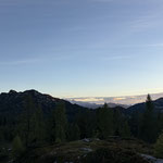 Das Dachsteinmassiv im Abendlicht