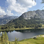 Hier bot sich ein wundervoller Blick auf den Großsee und den dahinter liegenden Traweng