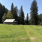 Nach einer ausgiebigen Rast auf der Hütte machten wir uns an den Abstieg