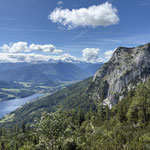 Was für eine Aussicht! Insbesondere jetzt, da auch der Dachstein zum Vorschein kam 