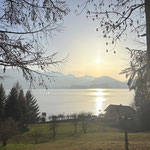 Wenige Minuten später war der, durch die Abendsonne bestrahlte, Traunsee in greifbare Nähe gerückt