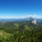  Panorama am Gipfel: Stubwieswipfel, Bosruckmassiv, Haller Mauern