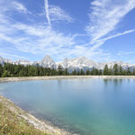 Dabei passierten wir unter anderem den Hutterer See - meiner Meinung nach steht dieser in Sachen Aussicht seinem höher gelegenen Bruder nicht nach