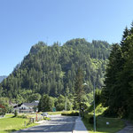 Unser Tagesziel zeigte sich gleich von Beginn der Tour an