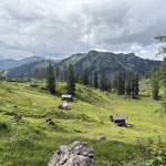 Auch von hier aus sind Gamskogel und Hohe Schrott schön zu sehen