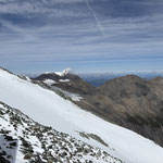 Ebenfalls in strahlendem Weiß zeigte sich der zweithöchste der Salzburger Berge, das Große Wiesbachhorn
