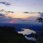  Sonnenuntergang über dem Mondsee