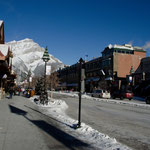 Banff Avenue, die Hauptstrasse von Banff