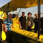 Blue Ribbon in Magdeburg beim Flughafenfest