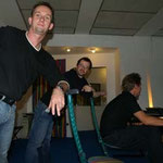 Mit den T-Tones im Studio