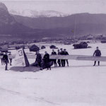 Die "Cöthen" mit der FLUWIAC unter Reichardt beim Zugspitz-Rundflug 1925