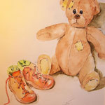 chambre d'enfant 30x40cms     