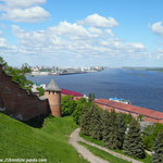 Le Kremlin de Kazan au dessus de la Volga