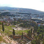 Le théâtre de Dionysos et le musée