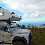 Notre pause repas qui finit en bivouac