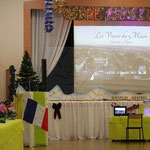 Salle des Fêtes de Lexy (Meurthe-&-Moselle) avant la projection du film "les Voeux du Maire"