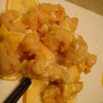 Des crevettes tempuras