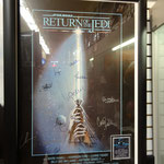 Affiche originale Retour du Jedi, dédicacée par l'équipe. 3 000$