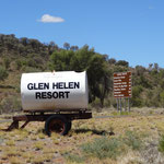 En sortant de Glen Helen