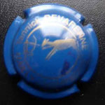 Marque :  DEVARENNE Yannick N° Lambert : 2 Couleur :  Bleu et or Description : Chevreuil et nom de la marque Emplacement : 