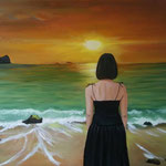 Ibiza is my mental island 50 x 70 cm oil on canvas  Sold!