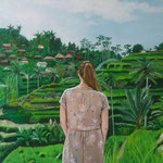 Bali is my tropical state of mind. 50x70 cm oil on canvas 