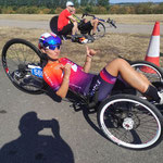 Thaïs avec un trike ICE