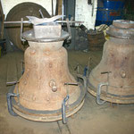 Our new bells ready for casting