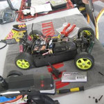 Ein Oldtimer im Einsatz in Trier: Losi XX4 mit Graupner Brushed Racing Combo