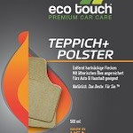 Etikett: Eco Touch Teppich und Polster: entfernt hartnäckige Flecken, mit ätherischen Ölen angereichert, für Auto und Haushalt. Natürlich. Das Beste. Für Sie.