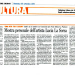 Corriere del Giorno del 30-9-2012