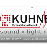 PVC Banner Veranstaltungstechnik Kuhnert