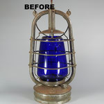 FR. STÜBGEN BAT 2850 - Blue Globe - The Loveland Lantern FR. STÜBGEN BAT 2850 - Blue Globe - The Loveland Lantern