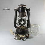Lantern Globe Crack Glass clear FEUERHAND 275 276 Dietz | eBay